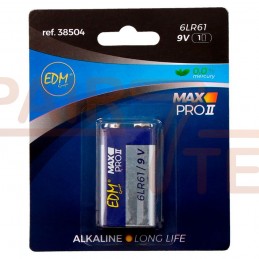 Pilha Max Pro II 6LR61 9V