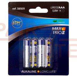 Pilhas EDM MAX PRO II AAA...